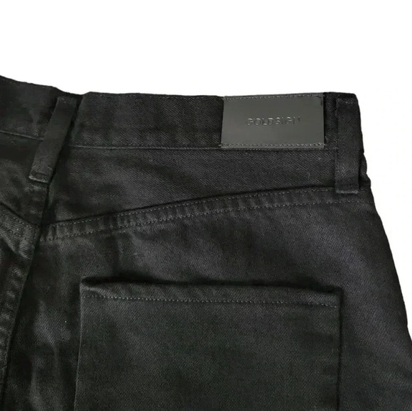 Goldsign the curved jean in black - Picture 4 of 9